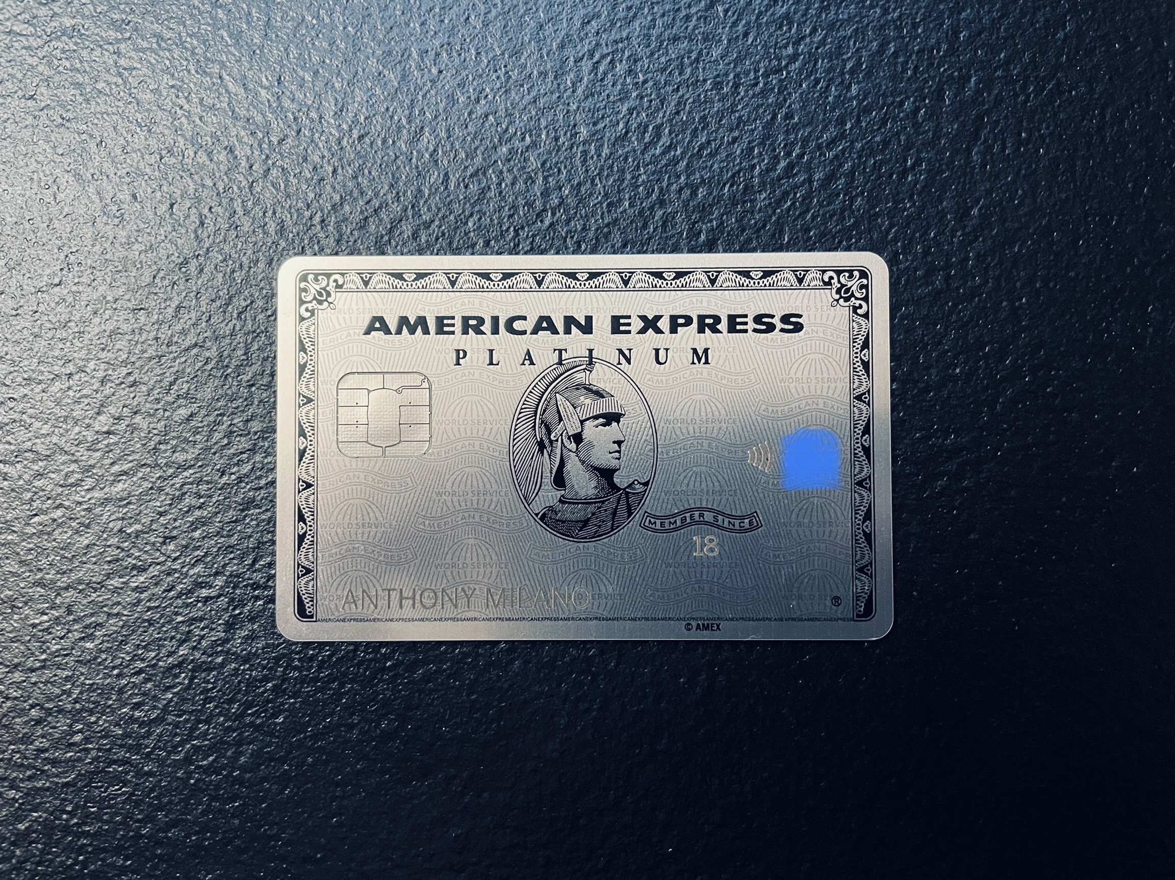 how to find amex platinum account number